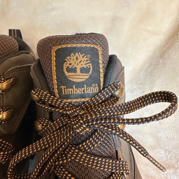 Timberland Mt Maddsen Men's Wide Waterproof Mid Hiking Boots Dark Brown Mens 13W - Picture 4 of 15